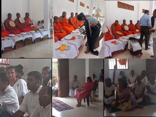 A series of pinkam from the residents of Homagama Detupura in celebration of Elder's Day (2023-10-25)